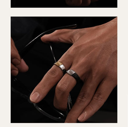 Textured Alloy Ring