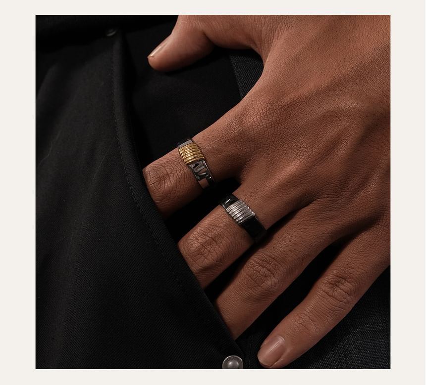 Textured Alloy Ring