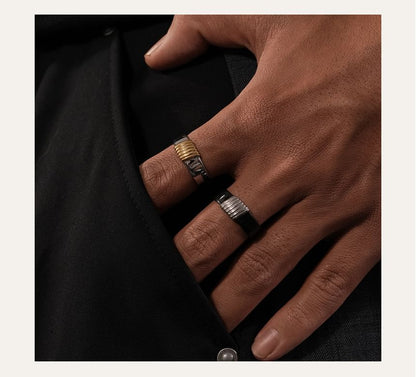 Textured Alloy Ring