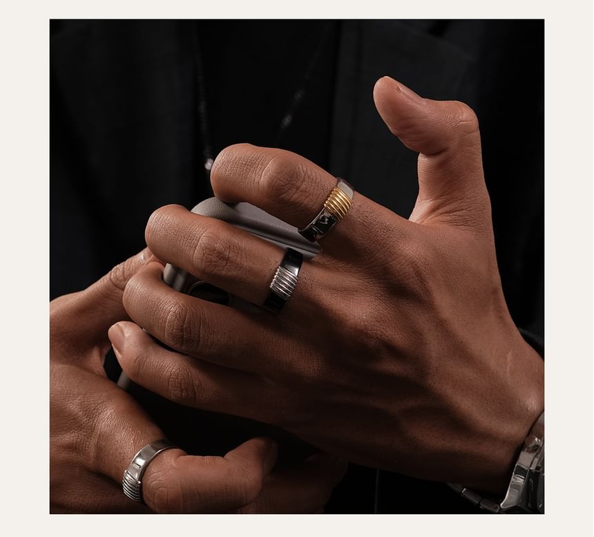 Textured Alloy Ring