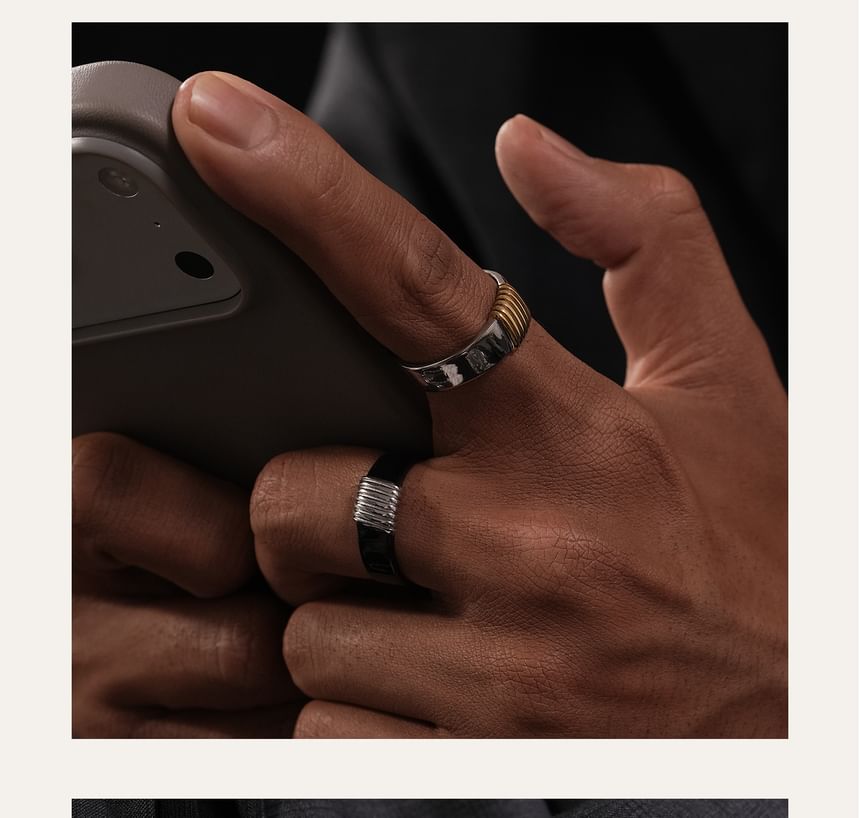 Textured Alloy Ring
