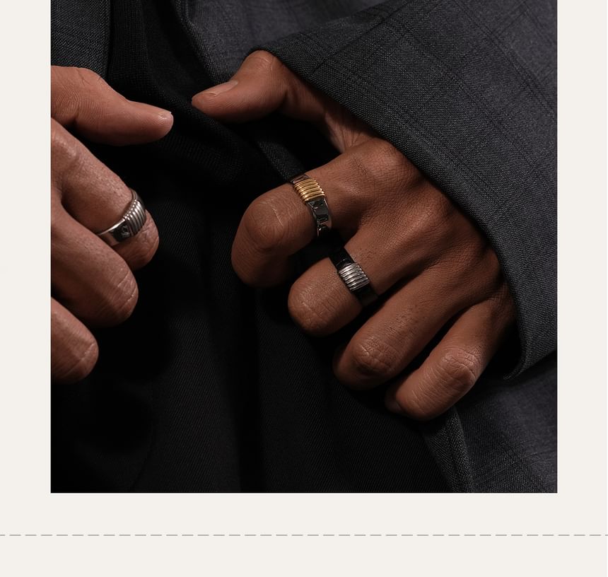 Textured Alloy Ring