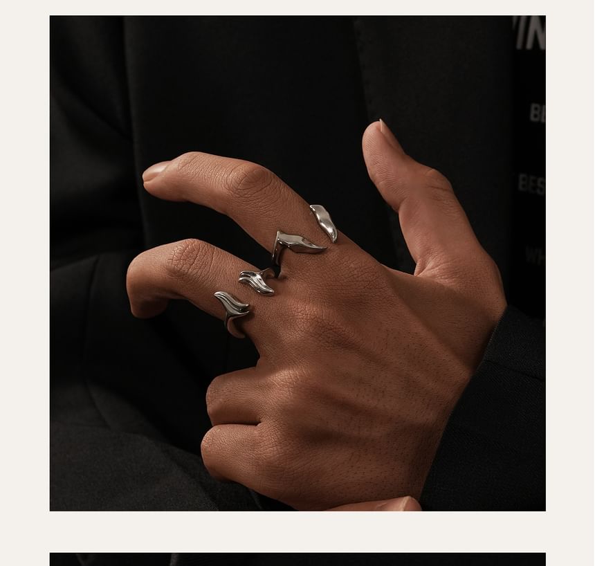 Irregular Alloy Open Ring
