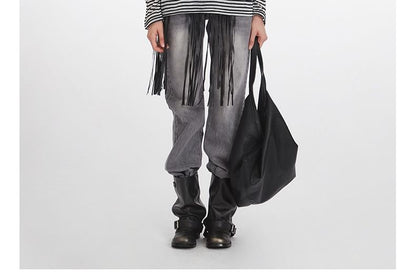 Off-Shoulder Striped Long-Sleeve Top