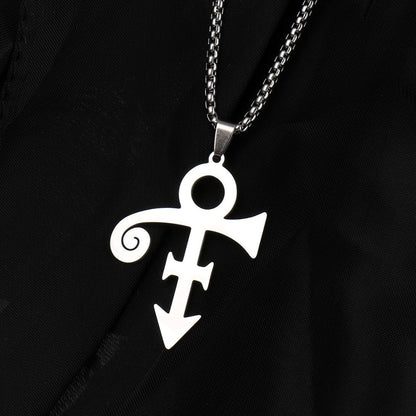 Symbol Pendant Box Chain Necklace