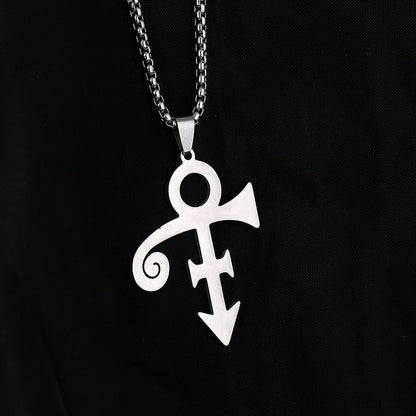 Symbol Pendant Box Chain Necklace