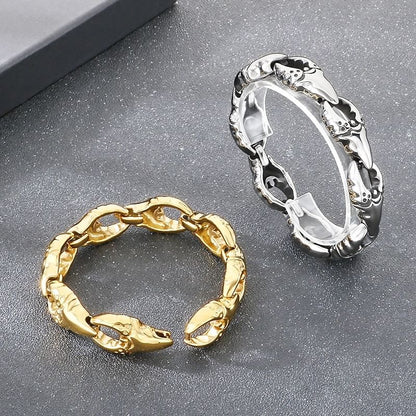 Crab Claw Chain Bracelet