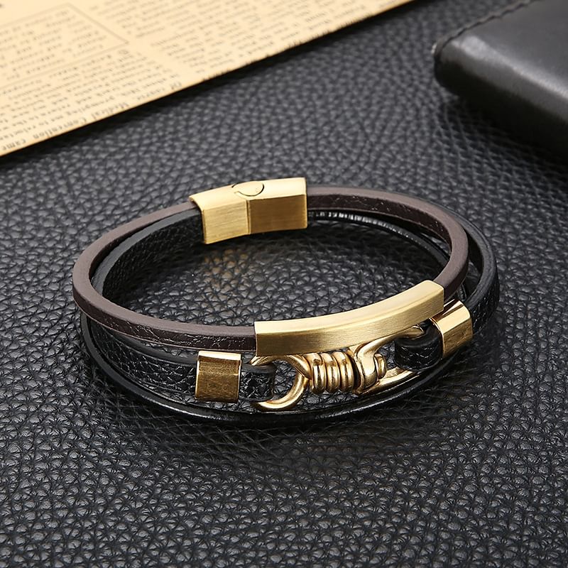 Faux Leather Bracelet