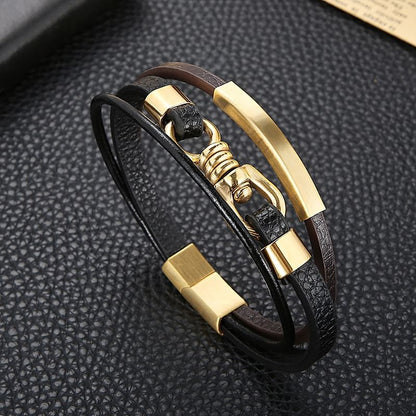 Faux Leather Bracelet