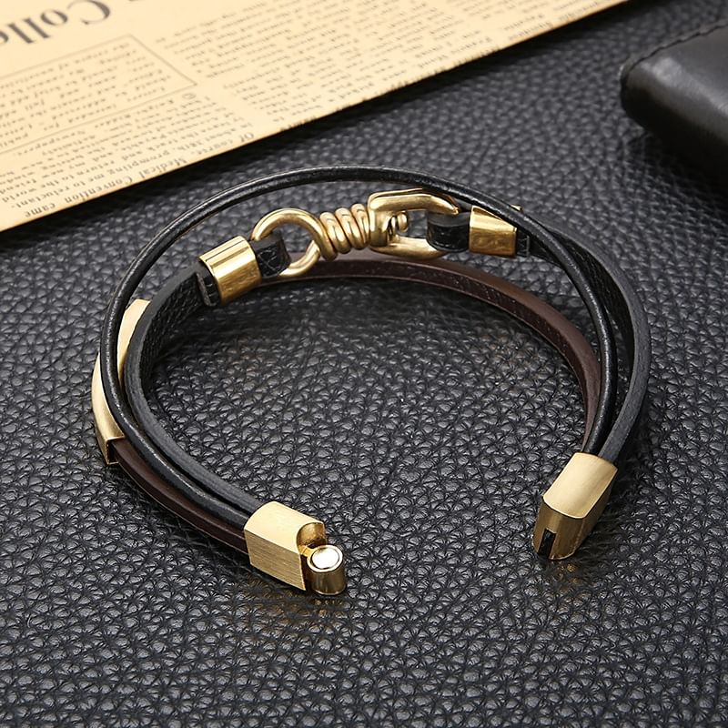 Faux Leather Bracelet