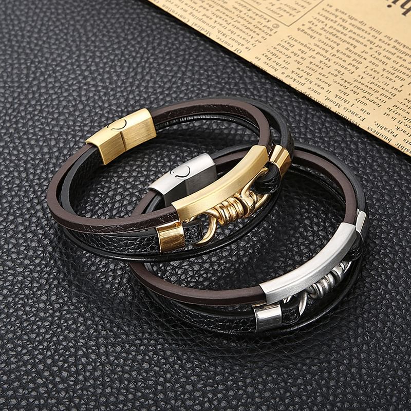 Faux Leather Bracelet