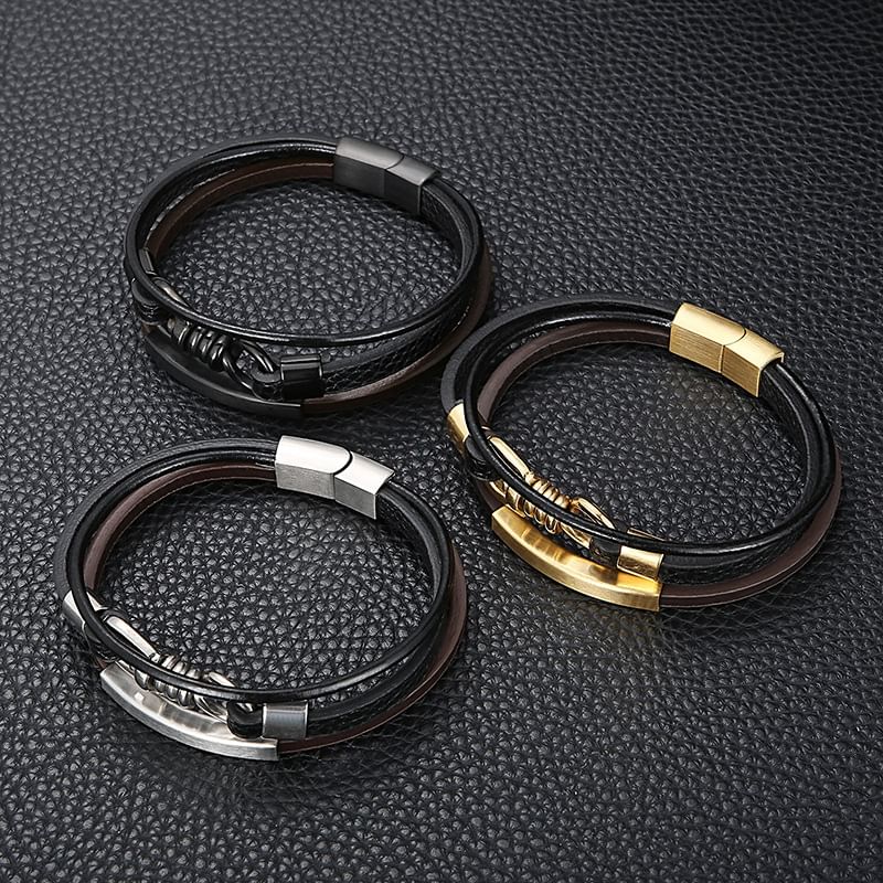Faux Leather Bracelet