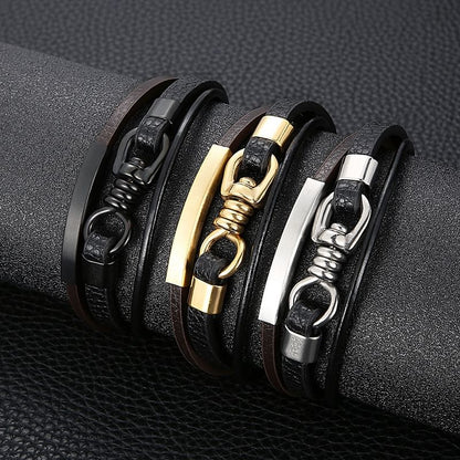 Faux Leather Bracelet