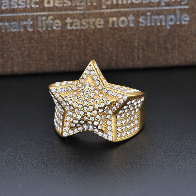 Rhinestone Statement Ring