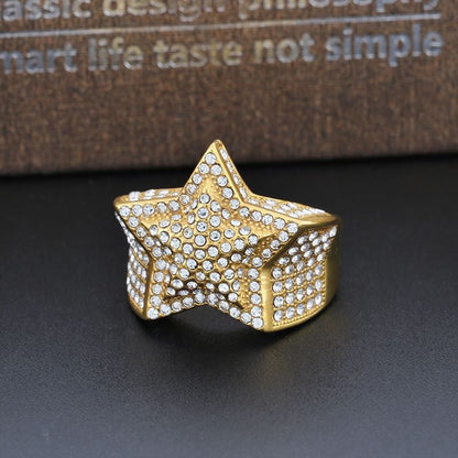 Rhinestone Statement Ring