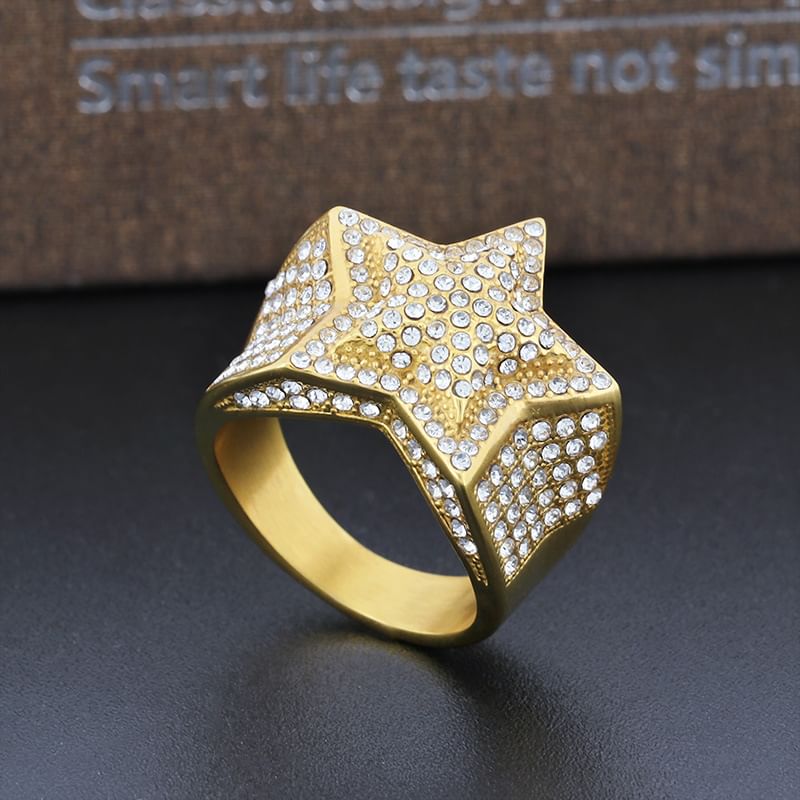 Rhinestone Statement Ring