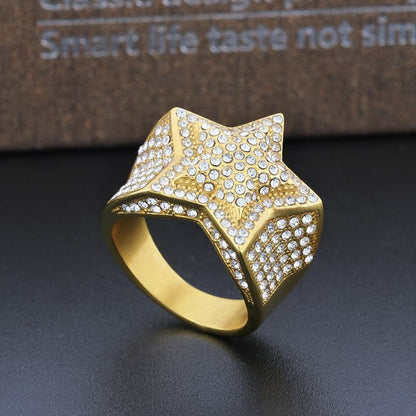 Rhinestone Statement Ring