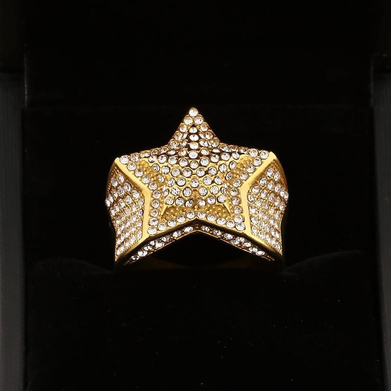 Rhinestone Statement Ring