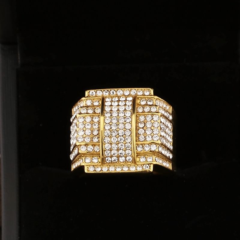 Rhinestone Statement Ring