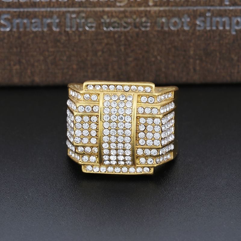 Rhinestone Statement Ring