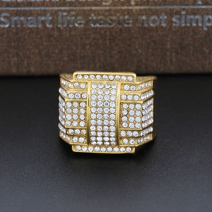 Rhinestone Statement Ring