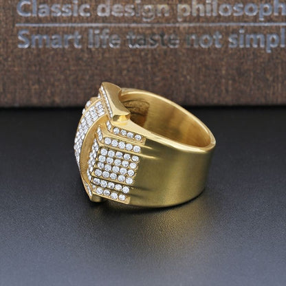 Rhinestone Statement Ring