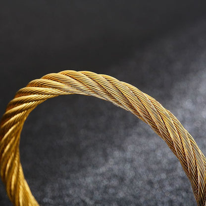 Twist Metal Bangle