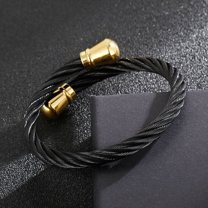 Twist Metal Bangle