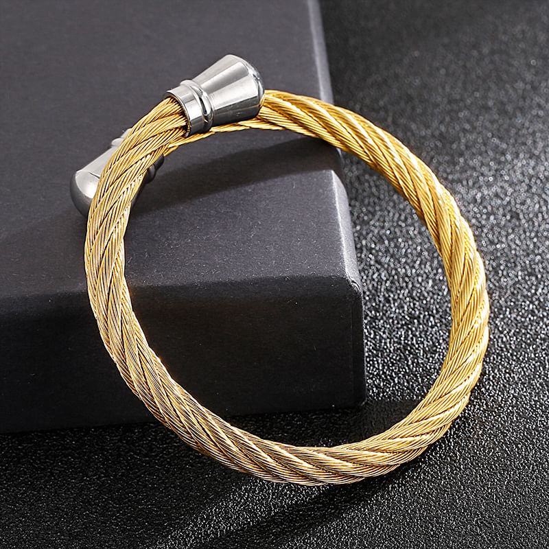 Twist Metal Bangle