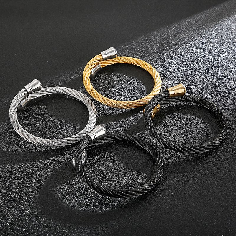 Twist Metal Bangle