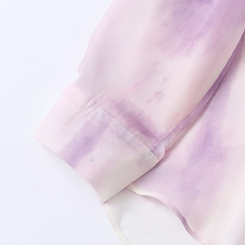 Tie-Dye Long-Sleeve Shirt