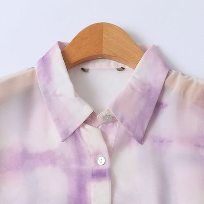 Tie-Dye Long-Sleeve Shirt