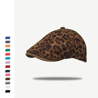 Leopard Print Beret