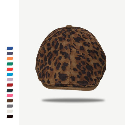 Leopard Print Beret