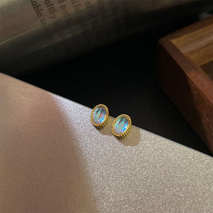 Stone Stud Earring