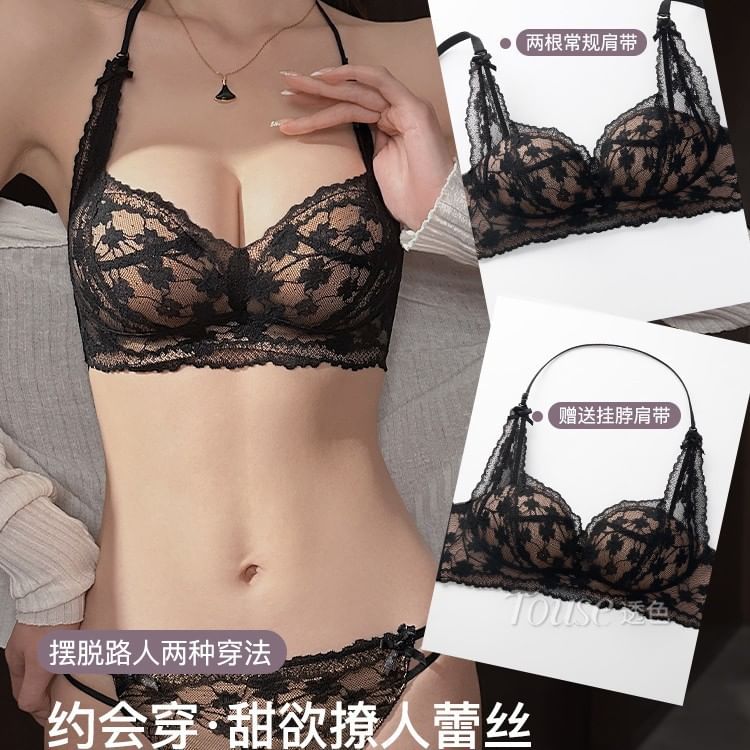 Lace Bralette & Panty Set