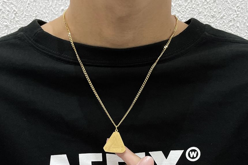 Triangle Pendant Necklace