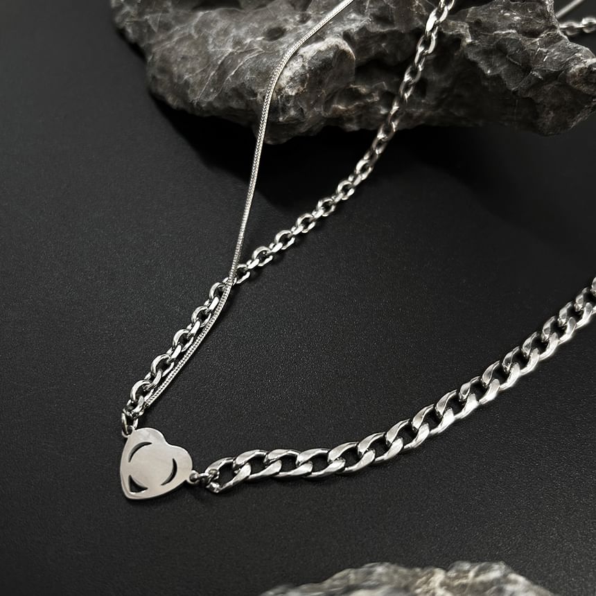 Faux Pearl Chain Necklace
