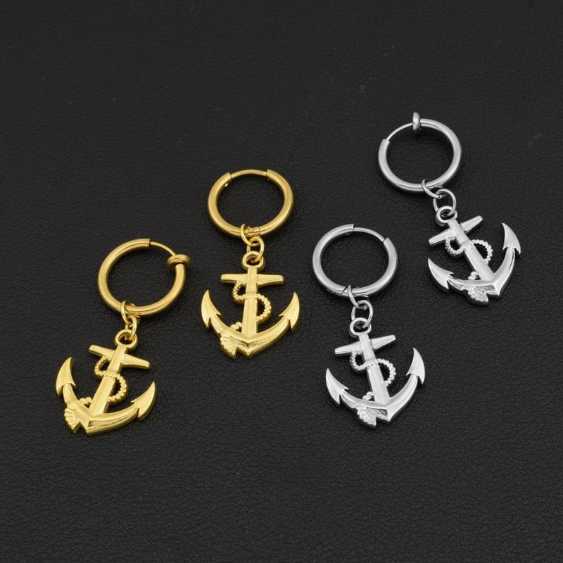 Anchor Dangle Earring