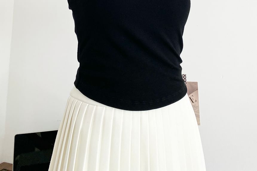Asymmetrical Halter-Neck Top