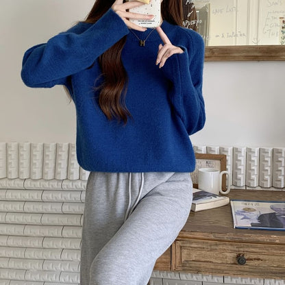 Classic Crewneck Knit Sweater
