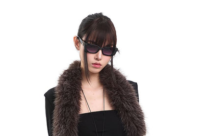 Fluffy-Trim Shrug Set with Tube Top