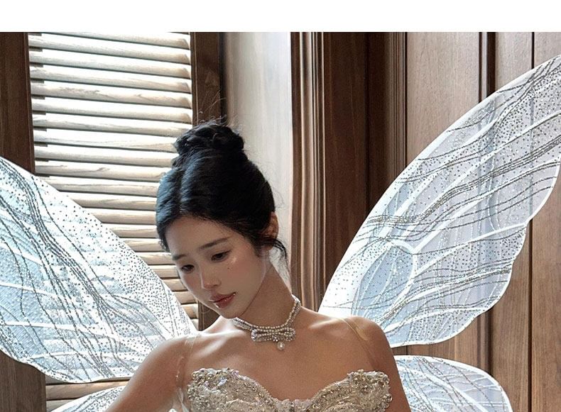 Strapless Rhinestone Glitter Mini A-Line Party Dress