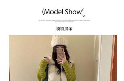 Zip Puffer Vest with Stand Collar