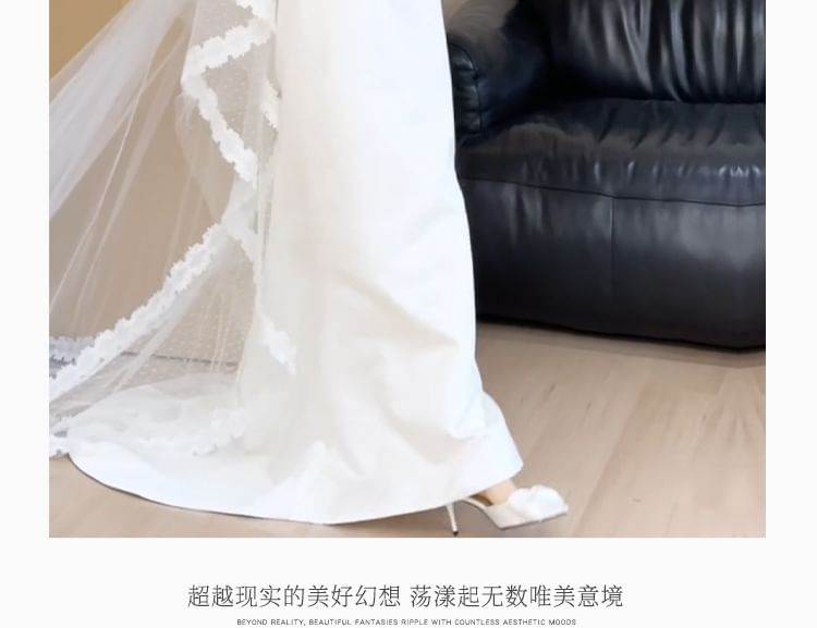 Strapless A-Line Wedding Gown