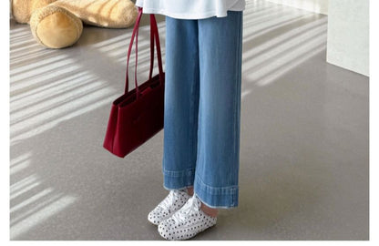 Maternity Drawstring Round-Neck Long-Sleeve Top