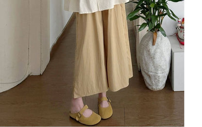 Maternity Gathered V-Neck Long-Sleeve Blouse