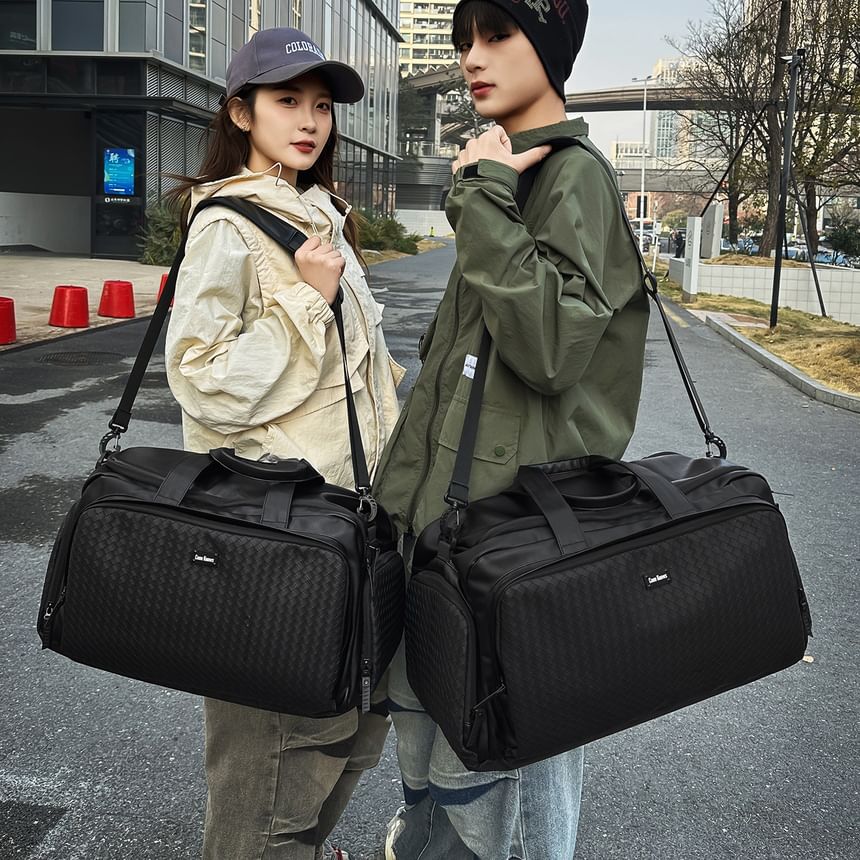 Plain Panel Duffel Bag