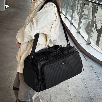 Plain Panel Duffel Bag