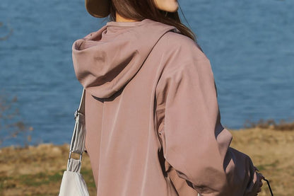 Plain Pocket Fabric Crossbody Bag